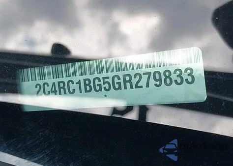 2016 Chrysler Town & Country Touring из США, поврежденный, VIN 2C4RC1BG5GR279833